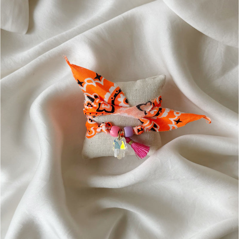 BRACELET Néon Orange Prisme