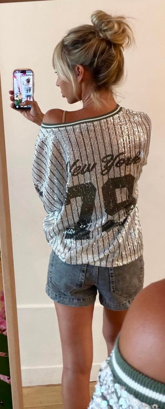 TEE SHIRT New York 79 Baseball kaki