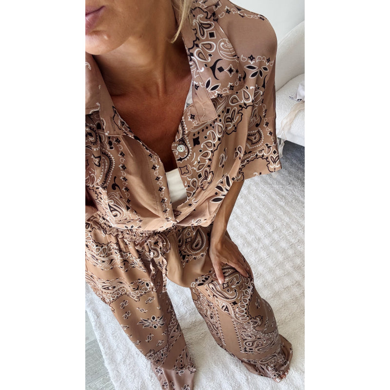 Coffee bandana shirt