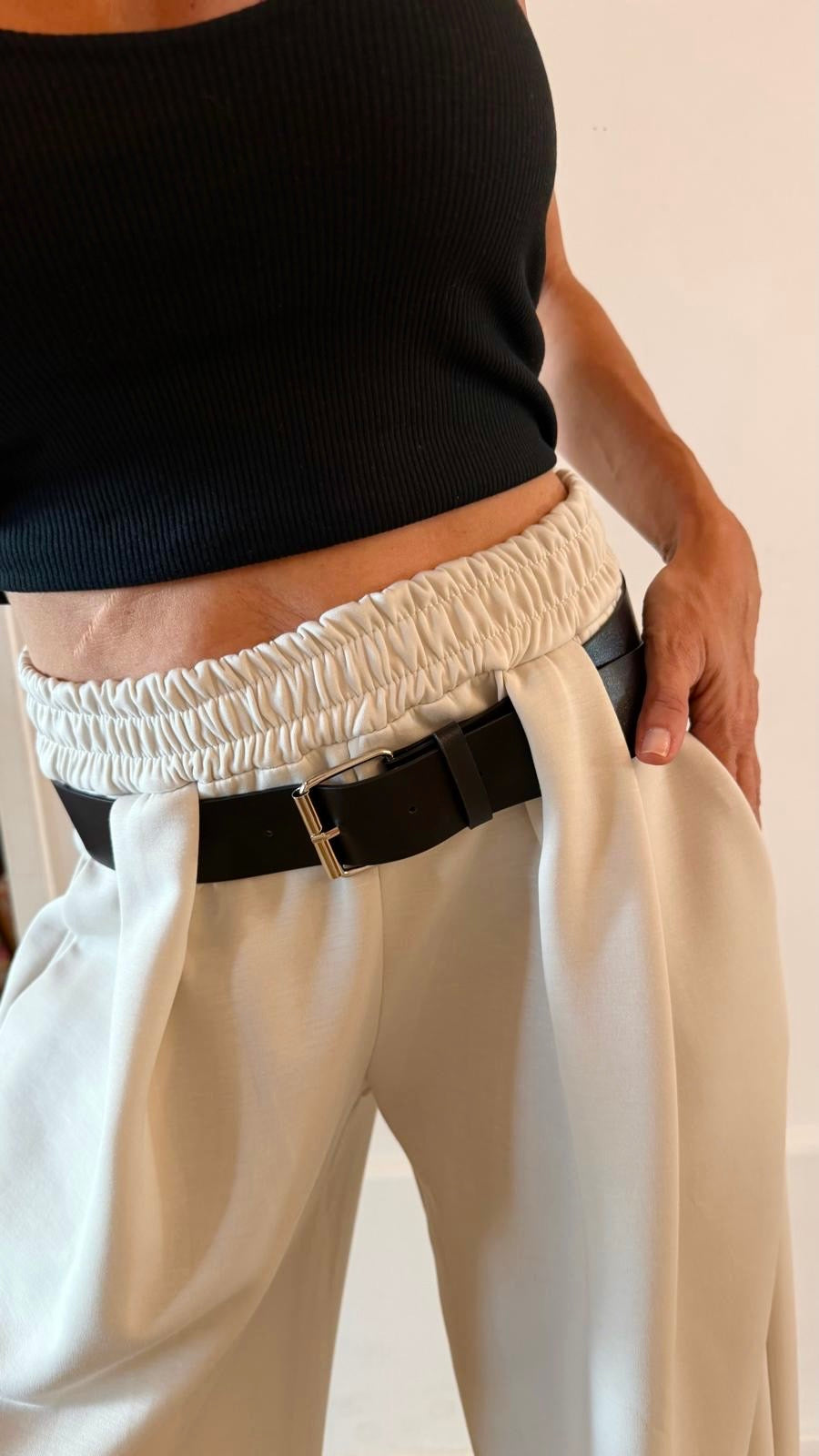 PANTALON Ophélie cream