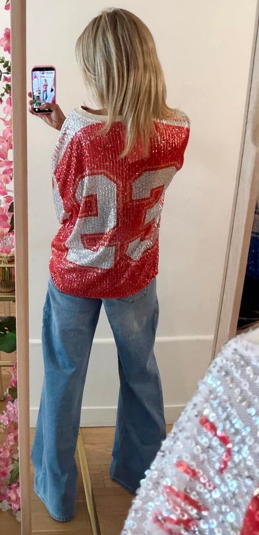 TEE SHIRT New York 23 rouge