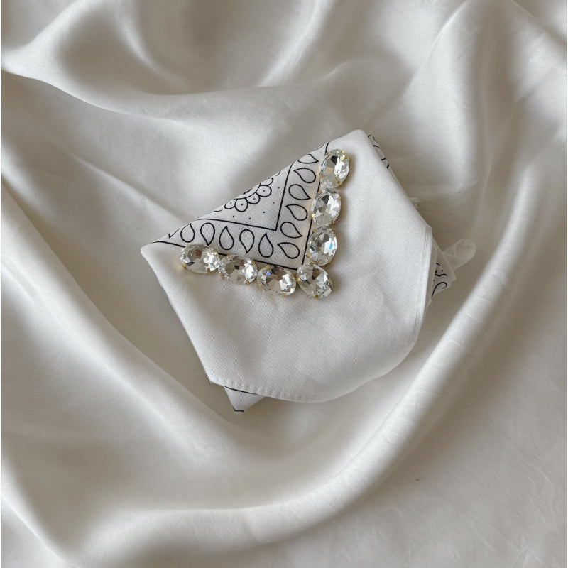 FOULARD Bandana White