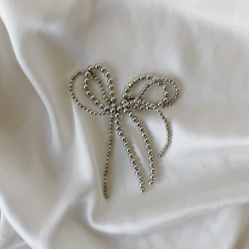 NOEUD Perles Silver