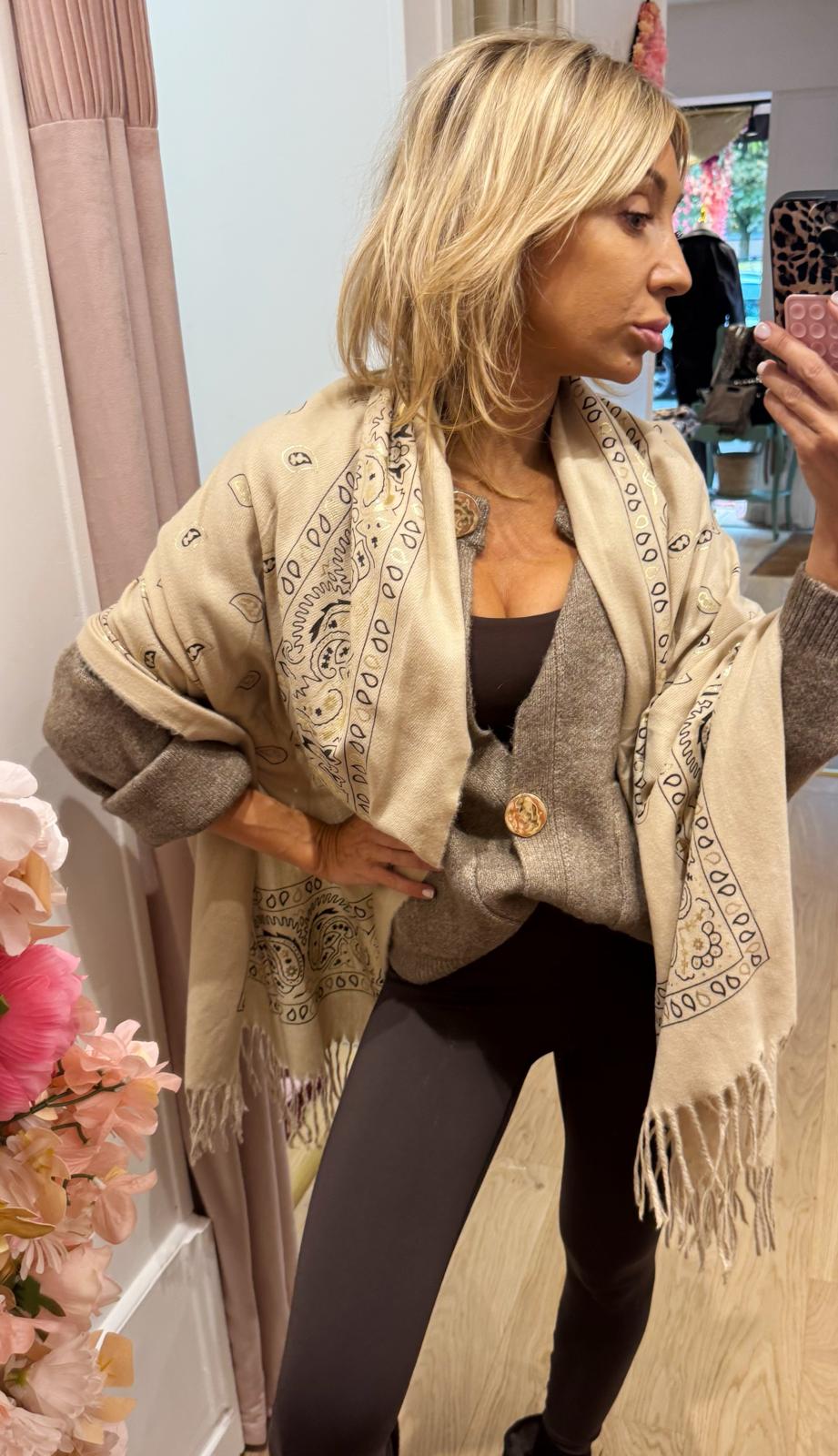 Foulard Montana Cream