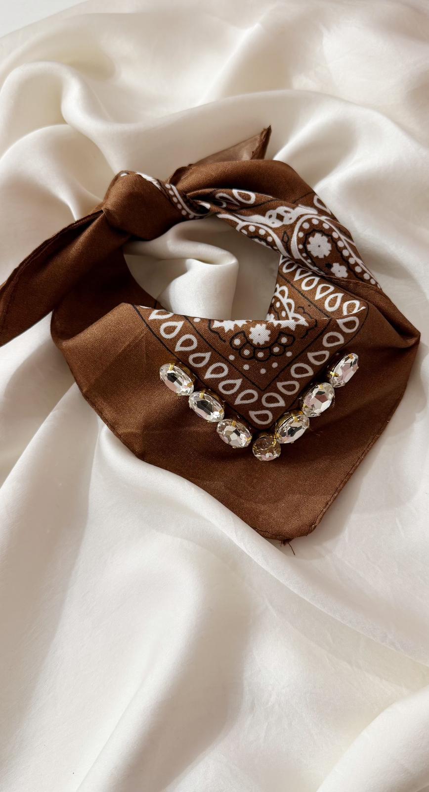 FOULARD Bandana Coffe