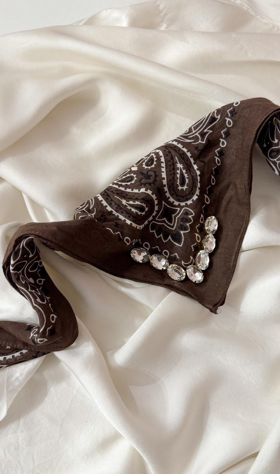 FOULARD Bandana Ebène