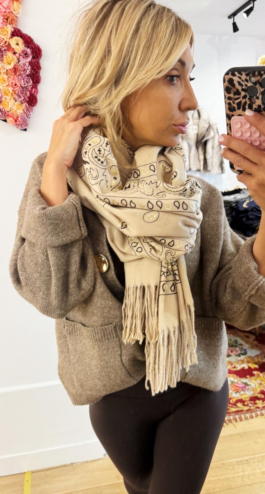 Foulard Montana Cream