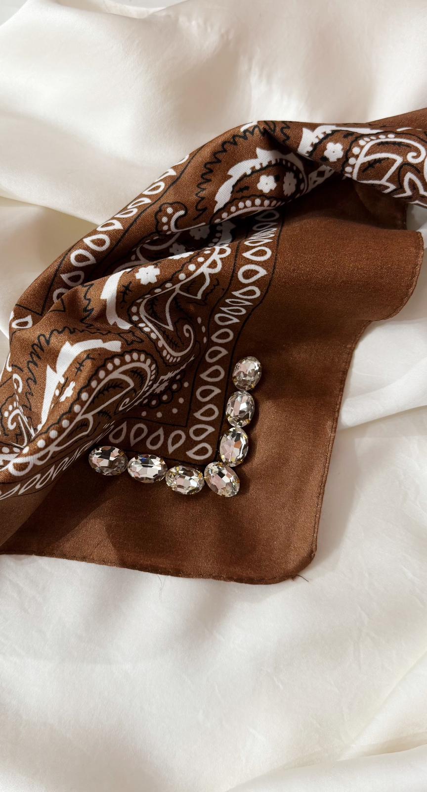 FOULARD Bandana Coffe