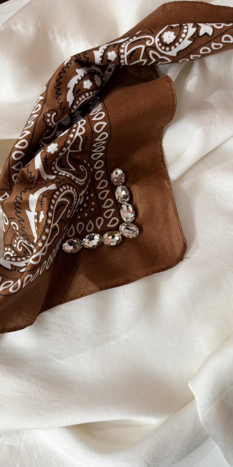 FOULARD Bandana Coffe